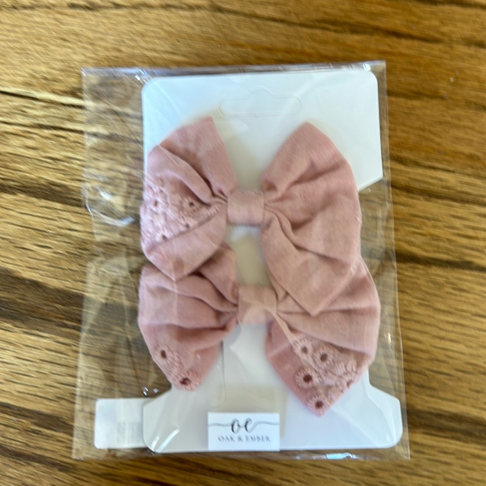 Pink Girl’s Hair Bows